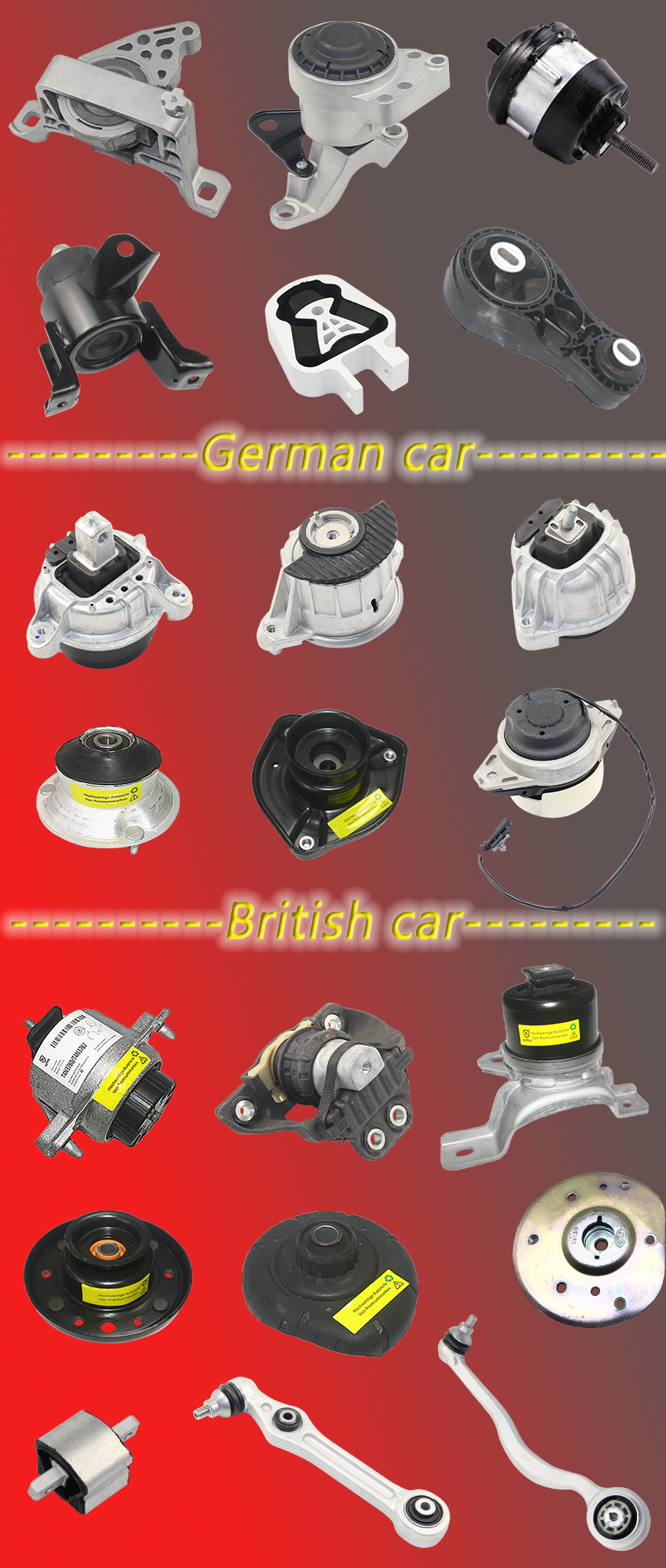 Exportations d'usine pièces pour châssis moules en caoutchouc fabricant support moteur 18215-SDA-A01 pour Honda ACCORD ODYSSEY